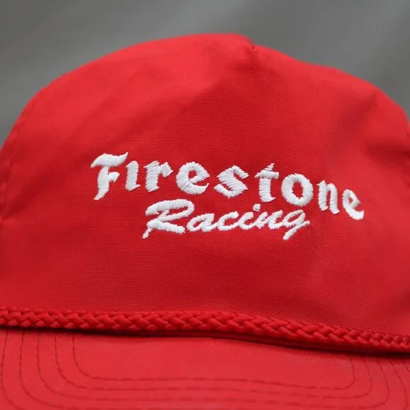 Vintage Car Racing Hat - Firestone Racing - Adult Snapback - Picture 2 of 9